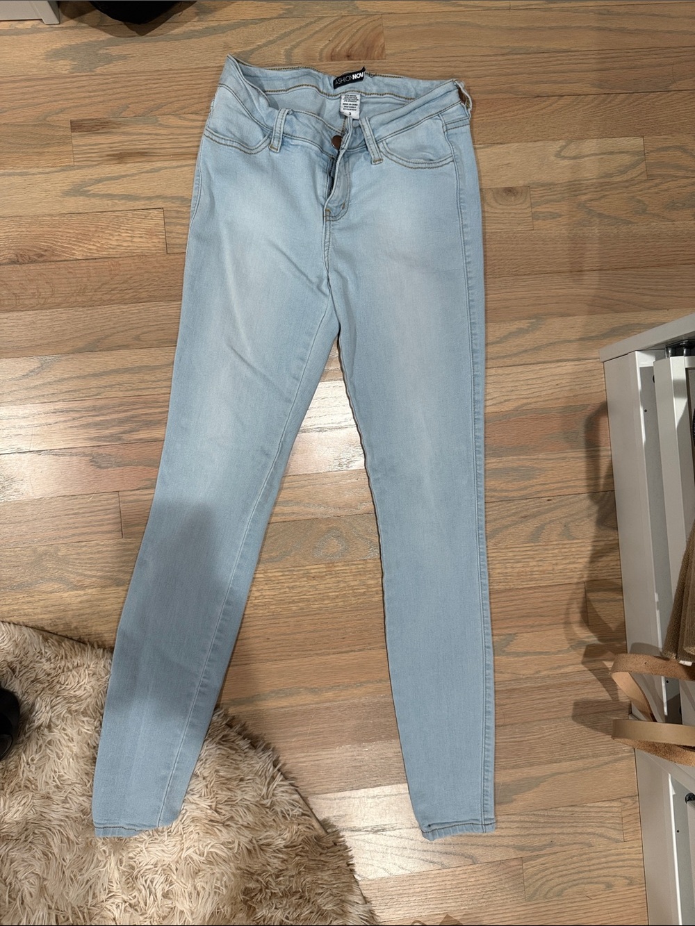 Fashion Nova Light Blue Skinny Jeans